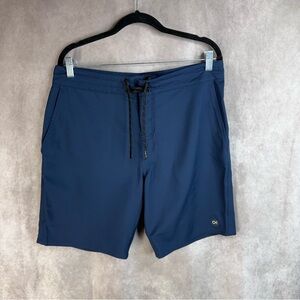 Outerknown Lightweight Surfing Swimming Pool Beach Board Shorts Trunk Blue Sz 32